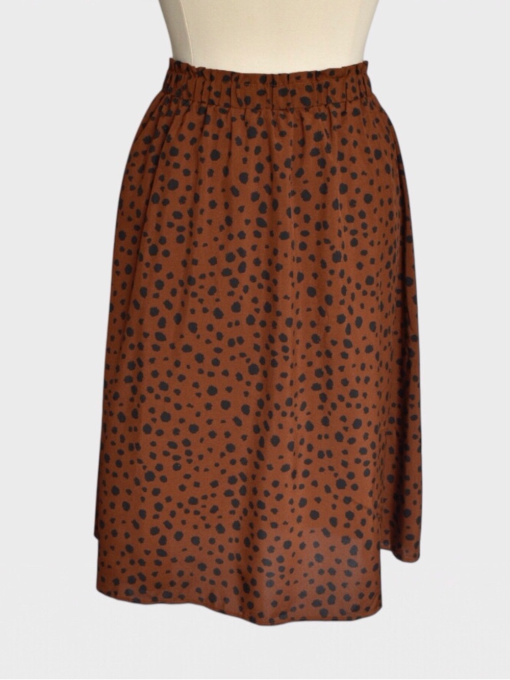 Shein Polka Dot Midi Skirt